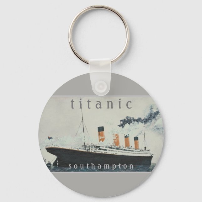 Chaveiro Vintage do Partido TITANIC - Linha White Star (Frente)