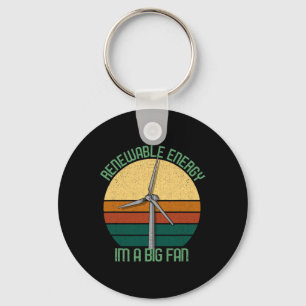 Chaveiro Vintage Earth Day Renewable Energy Eu sou um grand