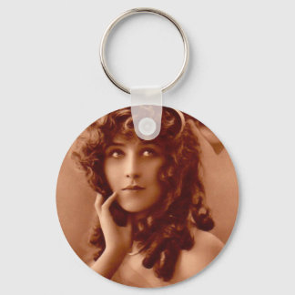 Chaveiro Vintage Edwardian Girl