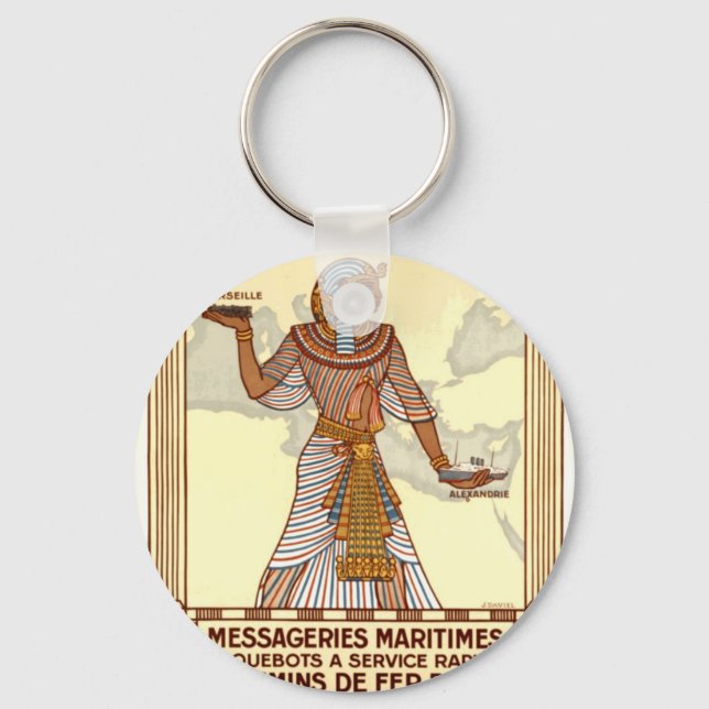 Chaveiro Vintage Egypt Viagem (Frente)
