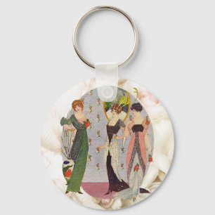 Chaveiro Vintage elegante das senhoras da década de 1920
