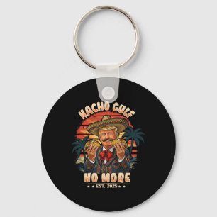 Chaveiro Vintage Est. 2025 Engraçado Trump Nacho Golfo Não