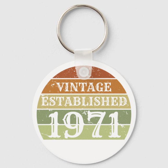 Chaveiro Vintage Estabeleceu Homens Mulheres Sofrendo O Sol (Frente)