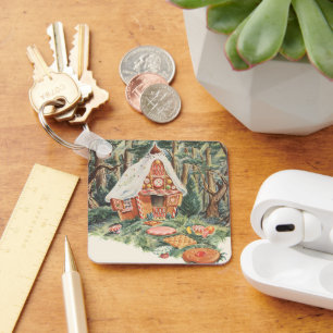 Chaveiro Vintage Fairy Tale, Hansel and Gretel Candy House