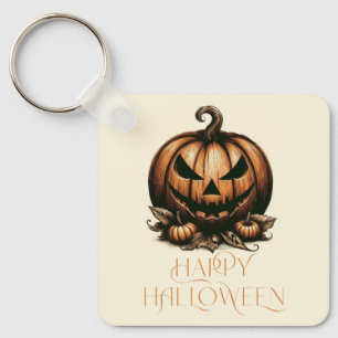 Chaveiro Vintage feliz abóbora do Halloween