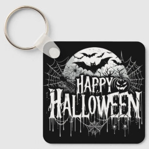 Chaveiro Vintage feliz arte de Halloween