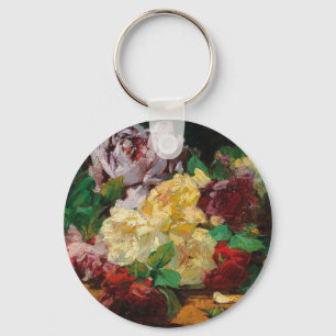 Chaveiro Vintage French Georges Jeannin Rosas