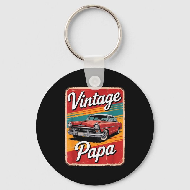 Chaveiro Vintage Funny Papa  (Frente)