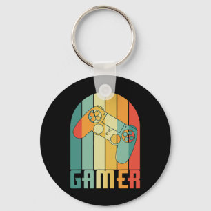 Chaveiro Vintage Gamer Video Game Lover Funny Retro Gaming