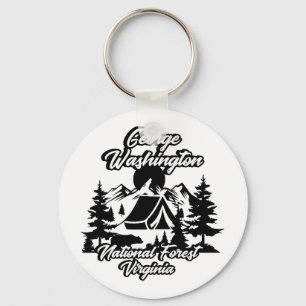 Chaveiro Vintage George Washington National Forest Virginia