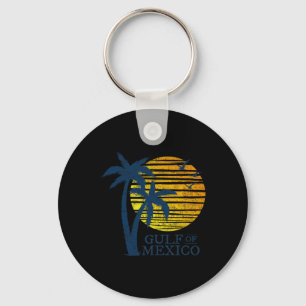 Chaveiro Vintage Golfo Do México Palmeiras De Souvenir Retr