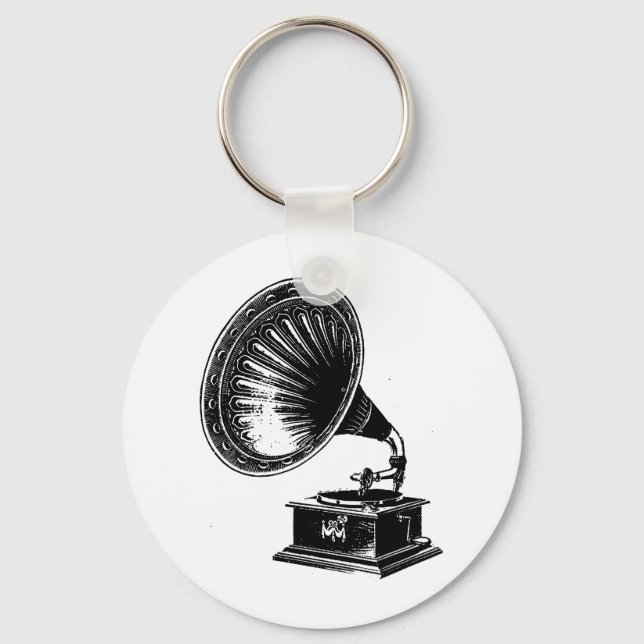 Chaveiro Vintage Gramophone (Frente)