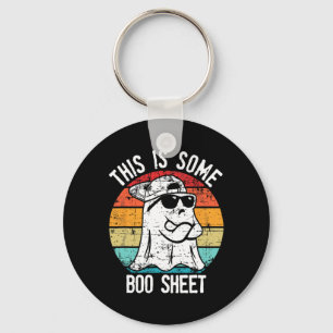 Chaveiro Vintage Halloween Boo Ghost Costume Este é um B