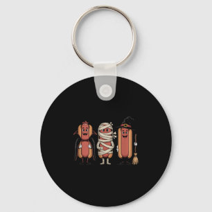 Chaveiro Vintage Halloween Hotdog Vampire Witmy