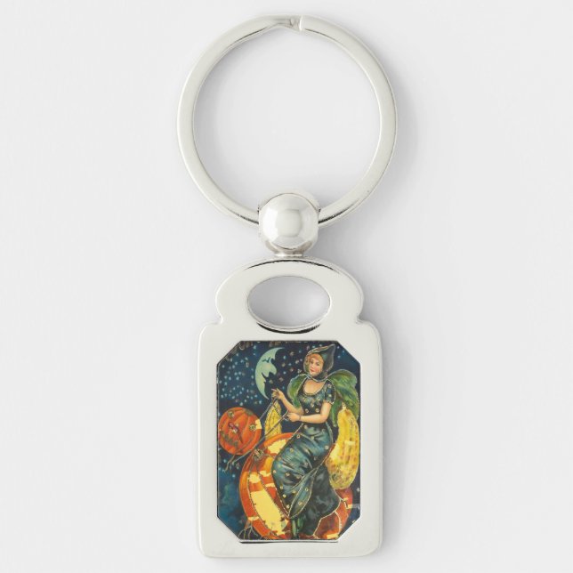 Chaveiro Vintage Halloween Poster (Frente)