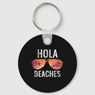 Chaveiro Vintage Hola Beaches Sungles Summer Bea