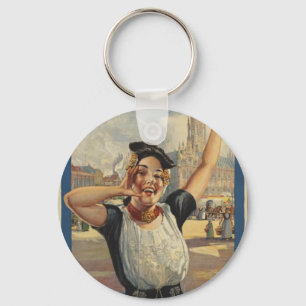 Chaveiro Vintage Holland Air Viagem