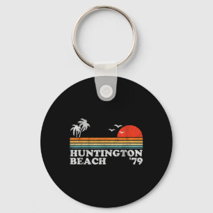 Chaveiro Vintage Huntington Beach California Retro Surfing
