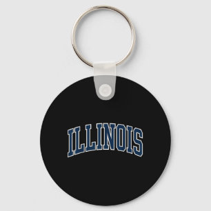 Chaveiro Vintage Illinois Design Vintage Homens Mulheres Cr