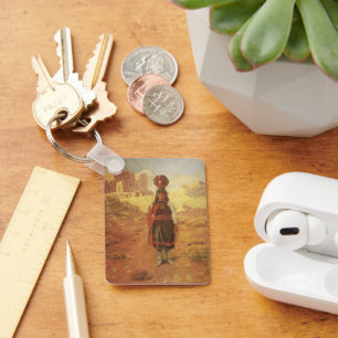 Chaveiro Vintage Indian Water Carrier por EW Rollins