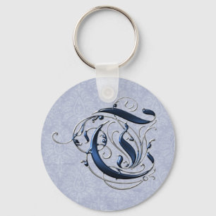 Chaveiro Vintage Inicial T