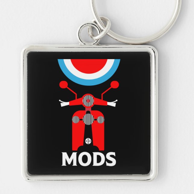 Chaveiro Vintage Inspirou Os Mods E Rockers Britânicos (Frente)