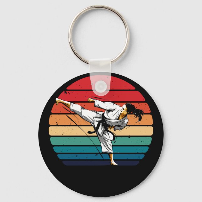 Chaveiro Vintage Karate Arts Women (Frente)