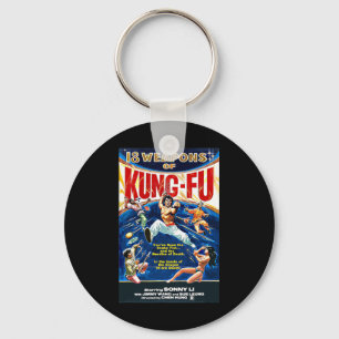 Chaveiro Vintage Kungfu Karate Bjj Martial Arts Movie Retro