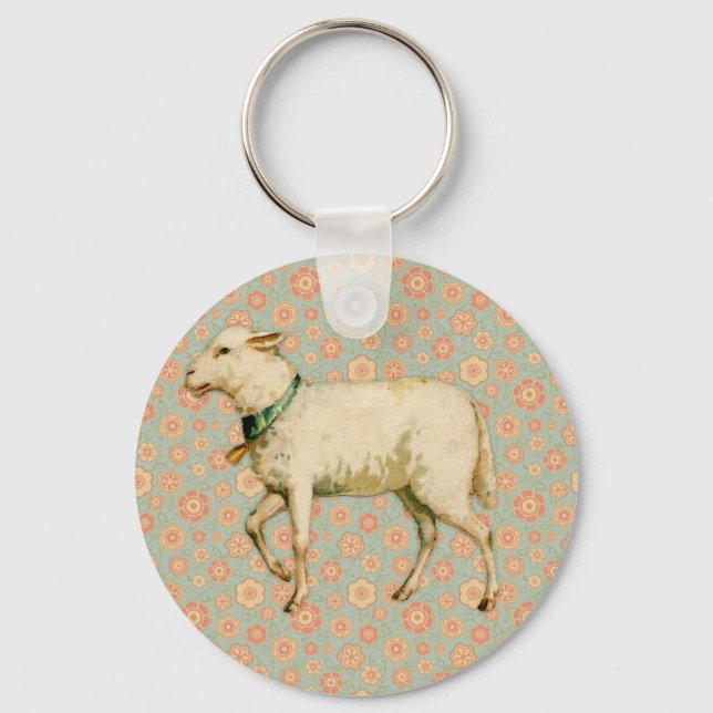 Chaveiro Vintage Lamb Art (Frente)