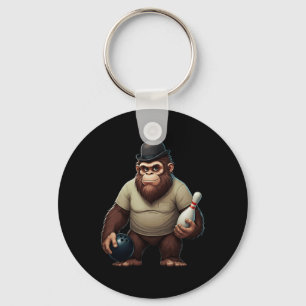 Chaveiro Vintage Legal Bowler Bigfoot Sasquatch Yeti Bolich