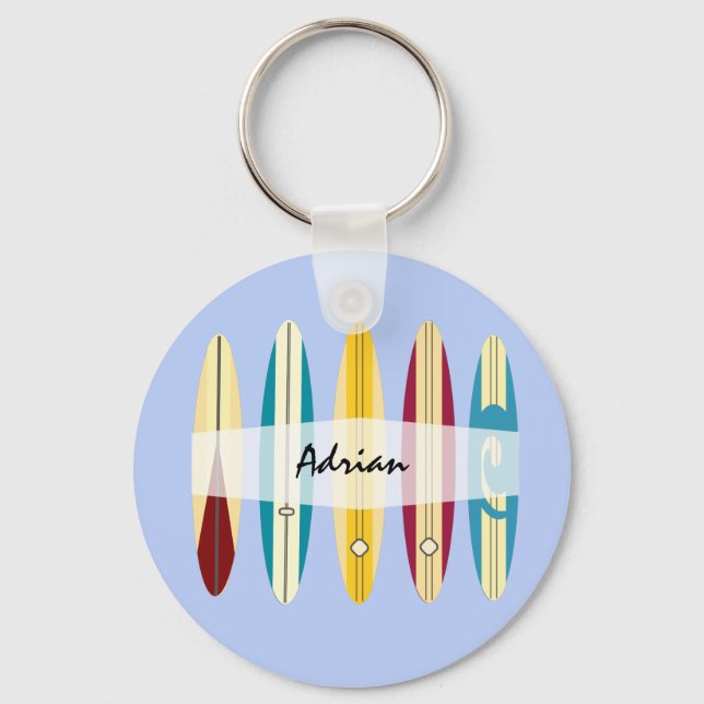 Chaveiro Vintage Longboards (Frente)