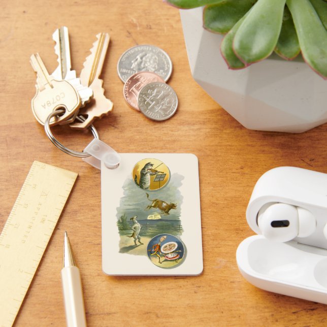 Chaveiro Vintage Mãe Gansa Rima Infantil Hey Diddle (Mesa)