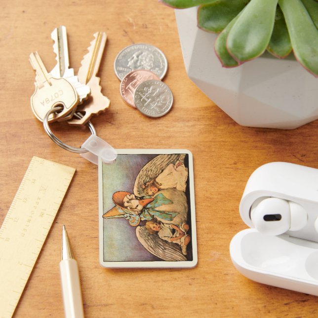 Chaveiro Vintage Mãe Goose Filhos Jessie Willcox Smith (Mesa)