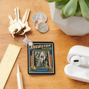 Chaveiro Vintage Magic Poster, Thurston, The Excelente Magg