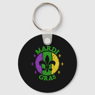 Chaveiro Vintage Mardi Gras Carnaval Vintage Retro Jester H