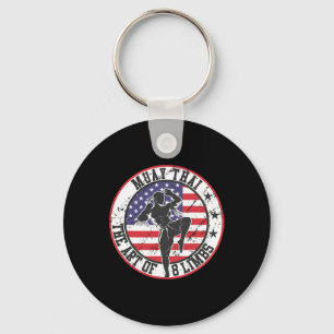 Chaveiro Vintage Muay Thai Karate Boxing Martial Arts