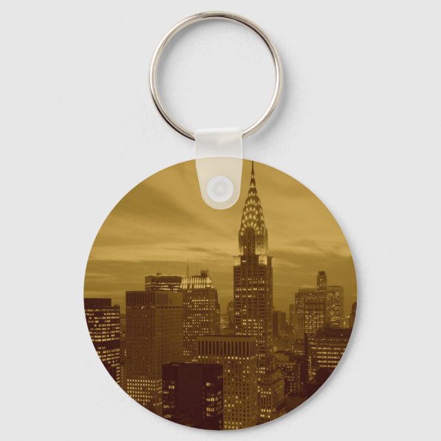 Chaveiro Vintage New York Manhattan (Frente)