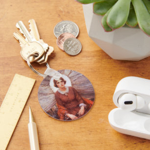 Chaveiro Vintage ocidental, Madonna da pradaria por Koerner