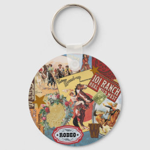 Chaveiro vintage ocidental moderna