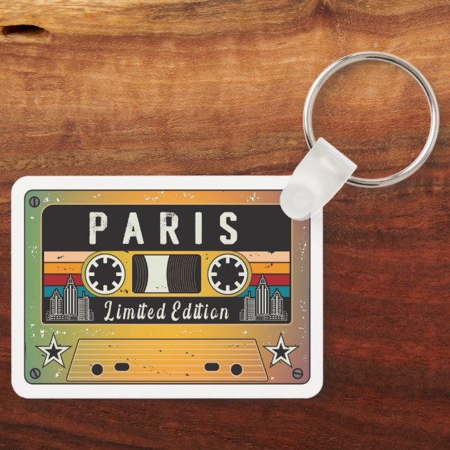 Chaveiro Vintage Paris City Limited Edition (Frente)
