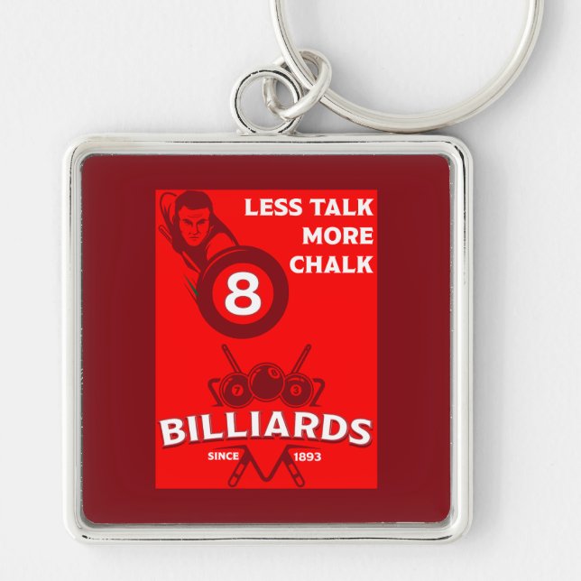 Chaveiro Vintage Pocket Billards (Frente)