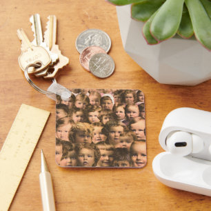 Chaveiro Vintage Product Label Art, Comida de Bebê de Eskay