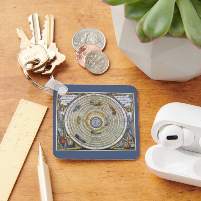 Chaveiro Vintage Ptolemaic Planisphere por Andreas Cellariu (Mesa)