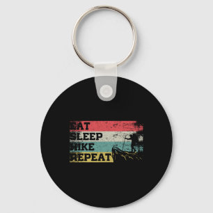 Chaveiro Vintage Retro Coma Dormir Caminhar Repita Camisa D