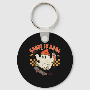 Chaveiro Vintage Retro Halloween Creme It Real Ghost Boy Fa