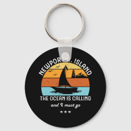 Chaveiro Vintage Retro Newport Rhode Island