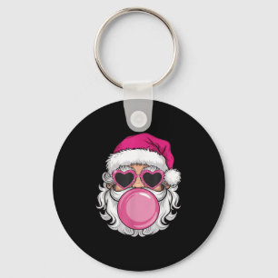 Chaveiro Vintage Retro Papais noeis Bolha De Natal Gum Nk S