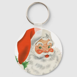 Chaveiro Vintage Retro Santa Claus