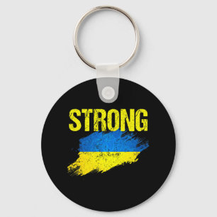 Chaveiro Vintage Retro Strong Ucrânia Flag Men Wo