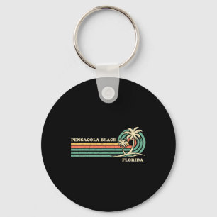 Chaveiro Vintage Retro Summer Vacing Florida Pensacola Be